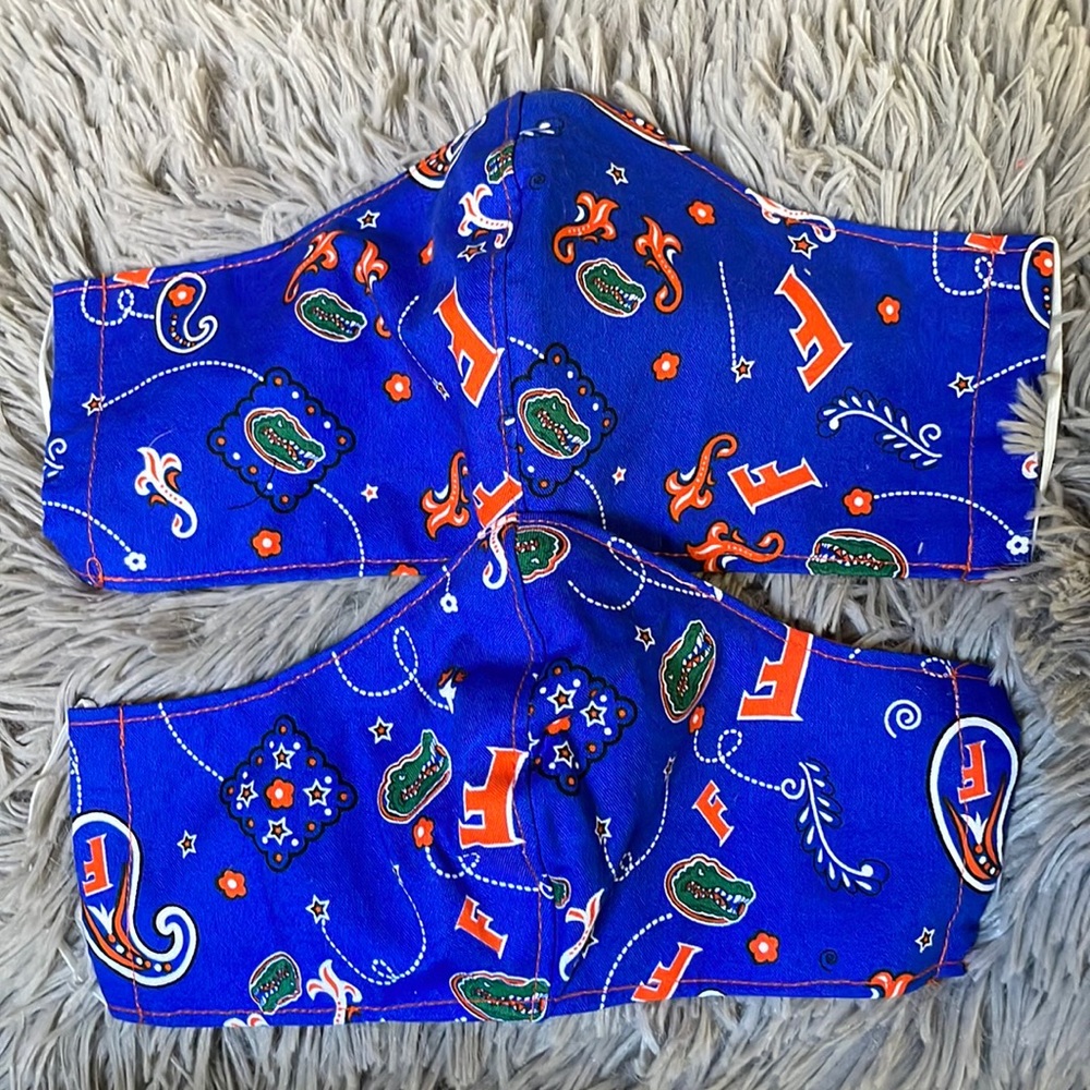 Set of two Florida Gator masks